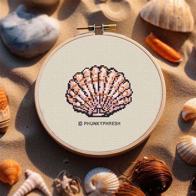 Shell Cross Stitch Pattern