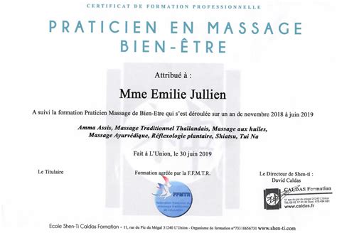 Shiatsu 65, Emilie Pech à Lannemezan