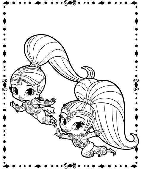 Shimmer-And-Shine-Coloring-Pages
