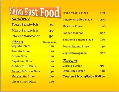 Shiva Fast Food