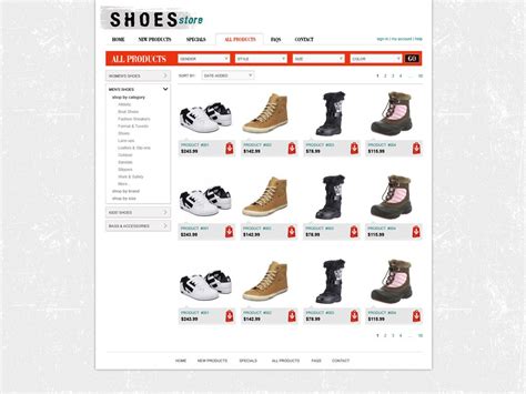 Shopping Cart Website Template