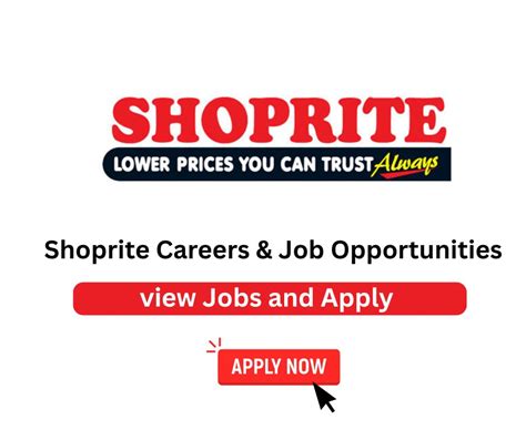 Shoprite Com Career Opportunities