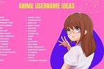 Short Anime Usernames
