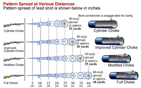 Shotgun Spread Pattern Chart
