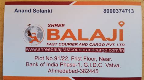 Shree Balaji Fast Courier & Cargo Pvt ltd