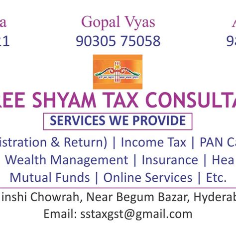 Shree shyam tax consultancy