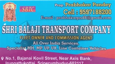 Shri Balaji Transport Company