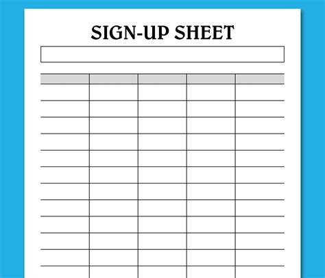 Sign-Up-Sheet-Template-Excel
