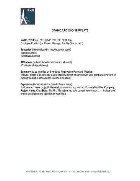 Simple Bio Template