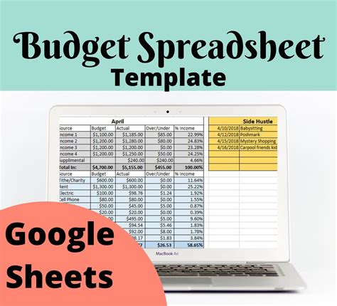 Simple Budgeting Template Google Sheets