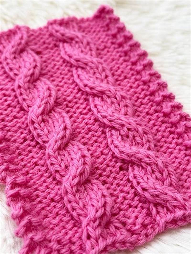 Simple Cable Knit Pattern
