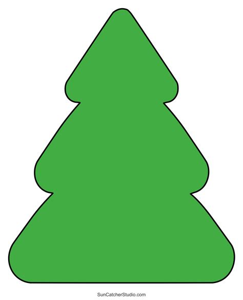Simple Christmas Tree Template