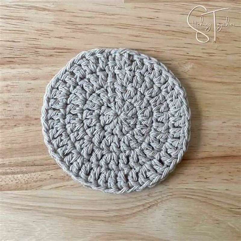 Simple Crochet Coaster Pattern
