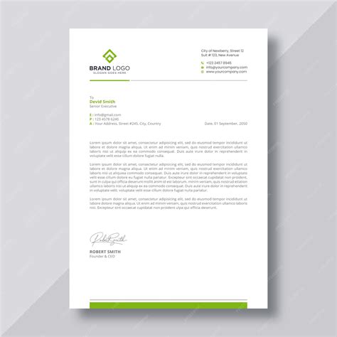 Simple Letterhead Template