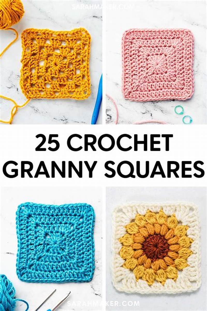 Simple Mini Granny Square Pattern Free