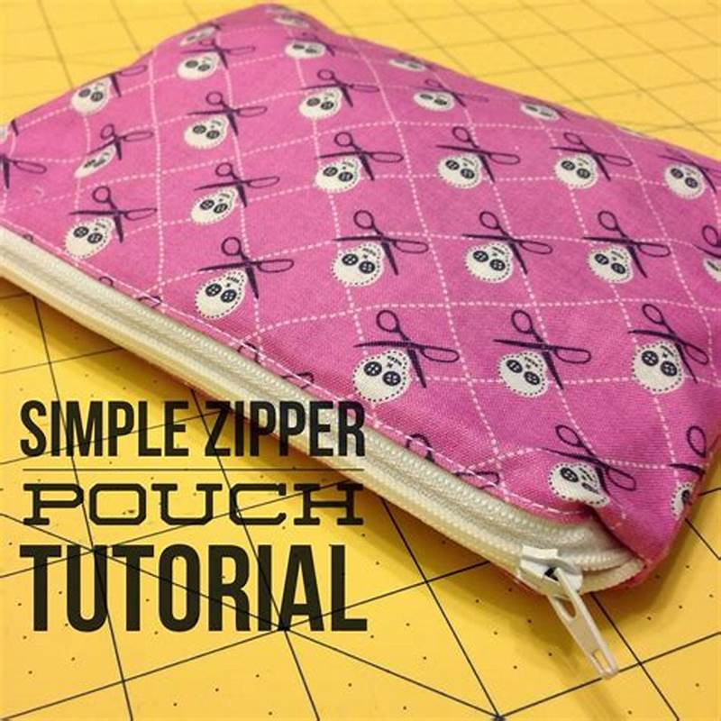 Simple Pouch Sewing Pattern