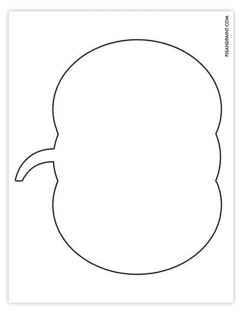 Simple Pumpkin Template Printable