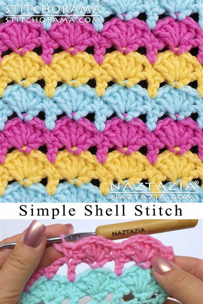 Simple Shell Stitch Crochet Pattern Free