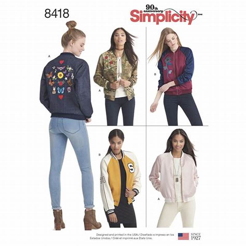 Simplicity Bomber Jacket Pattern