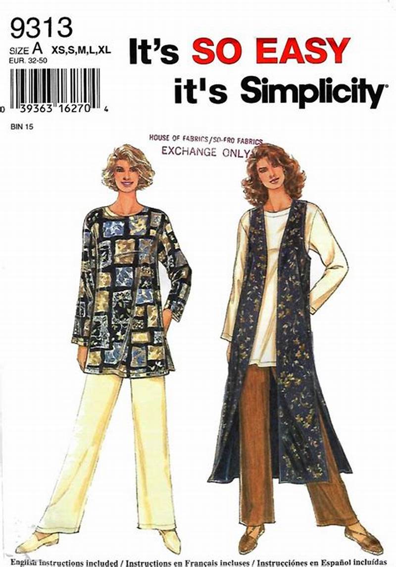 Simplicity Printable Patterns