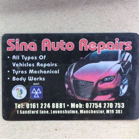 Sina Auto Repairs Limited
