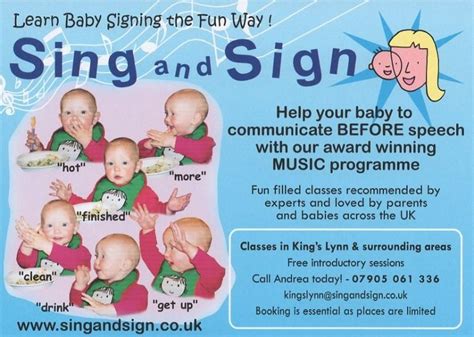 Sing and Sign Baby / Toddler Signing Classes