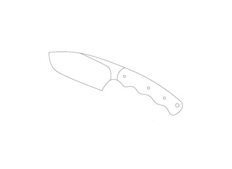 Skinner Knife Template