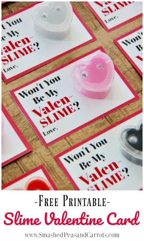 Slime Valentine Printable