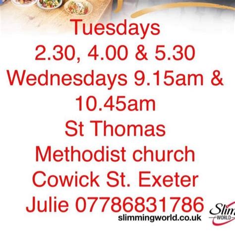 Slimming World Group at St Thomas Church Hall with Lisa