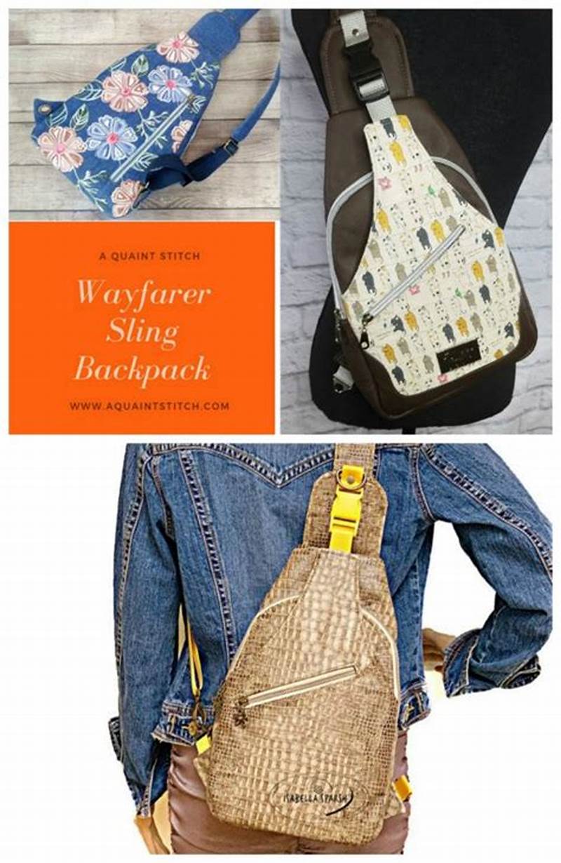 Sling Backpack Sewing Pattern