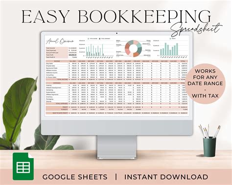 Small Business Accounting Spreadsheet Template
