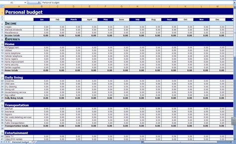 Small Business Spreadsheet Template