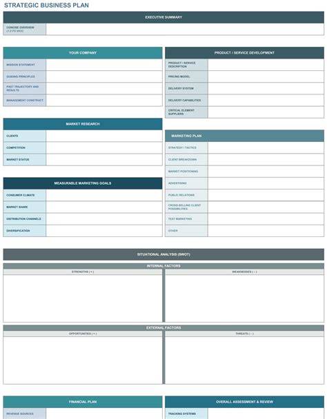 Small Business Strategic Planning Template