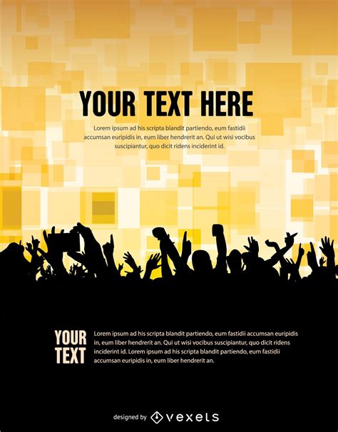 Small Concert Crowd Template