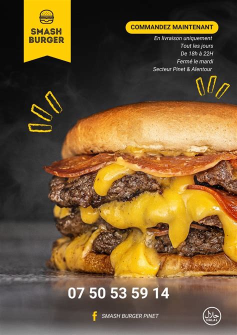 Smash burger Pinet à Pinet