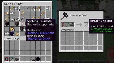 Smithing Template Minecraft How To Use