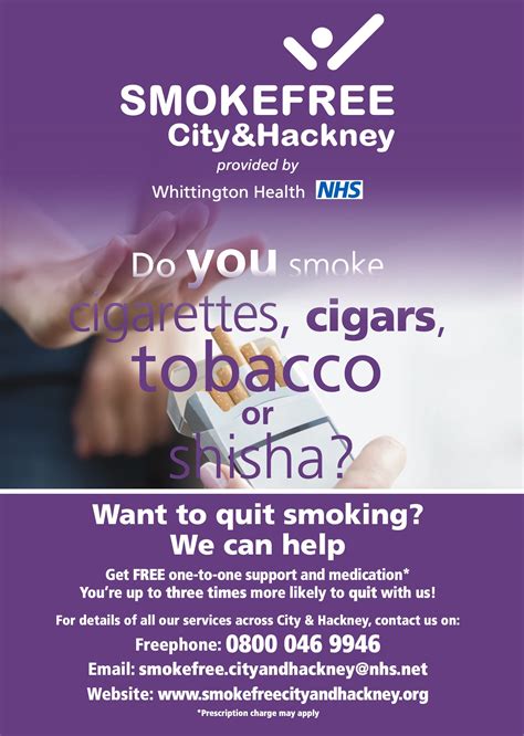 Smokefree Hackney - Stop Smoking Clinic - Shoreditch Healthy Living Centre