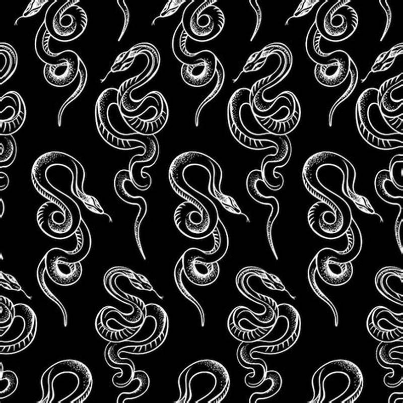 Snake Pattern Background