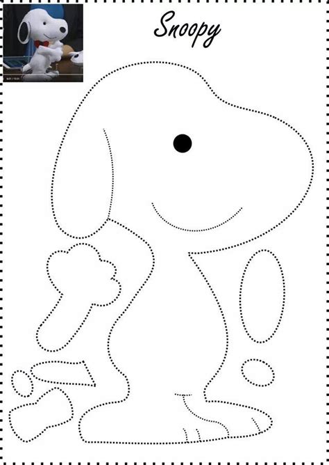 Snoopy Cut Out Template