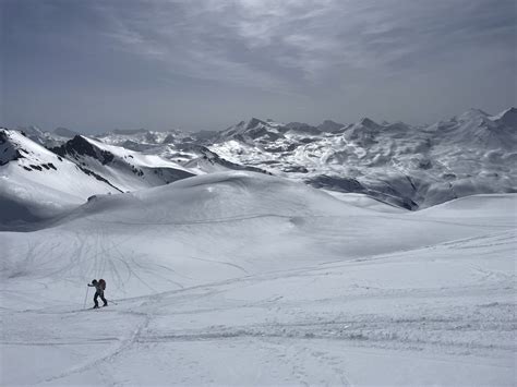 Snow kite Altitude à Tignes