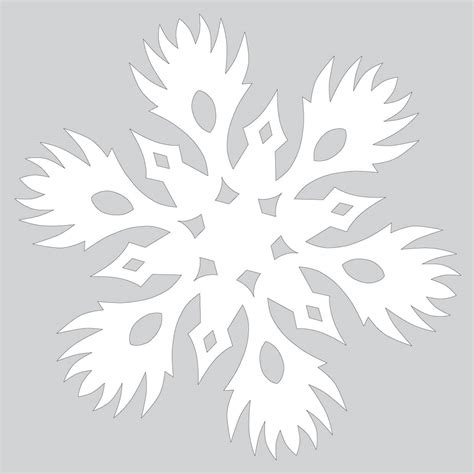 Snowflake Cutout Templates