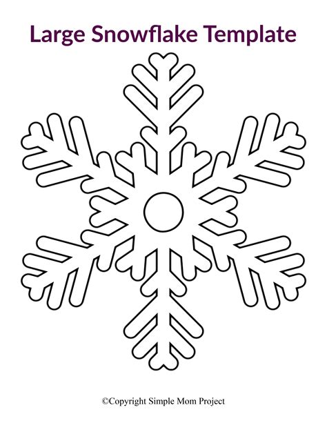 Snowflake Printable Free