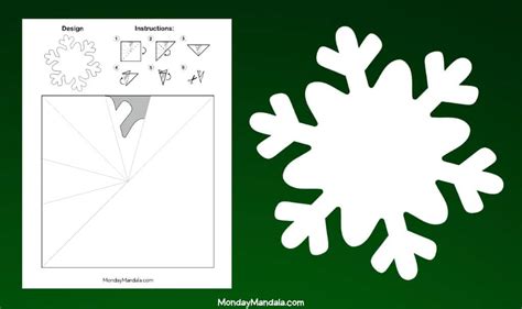 Snowflake Template Free