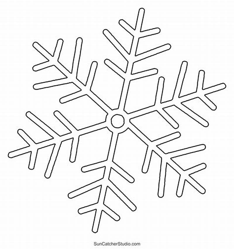 Snowflake Traceable Pattern