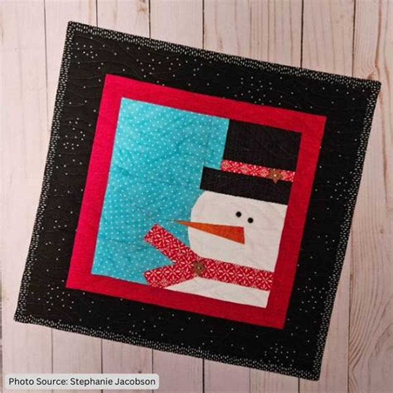 Snowman Quilt Block Pattern