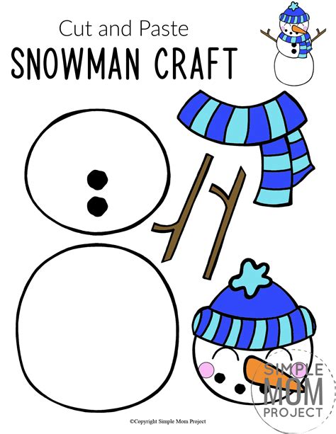 Snowman Template Craft