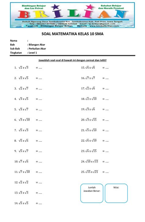 Soal Matematika