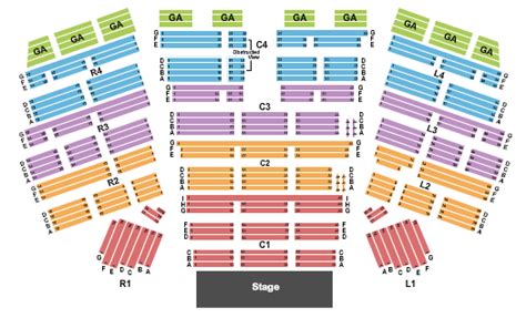 Soaring Eagle Seating Chart