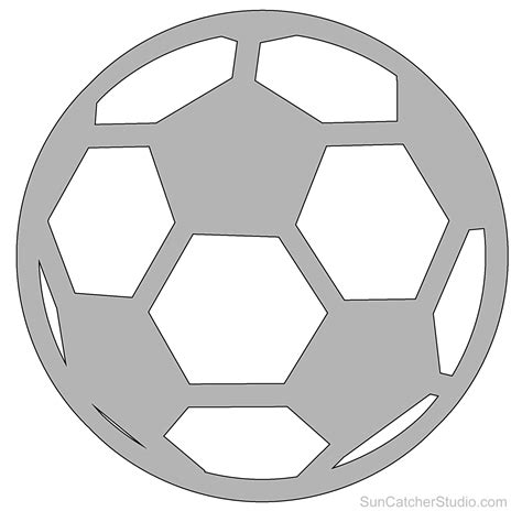 Soccer Ball Stencil Printable