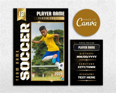 Soccer Card Template